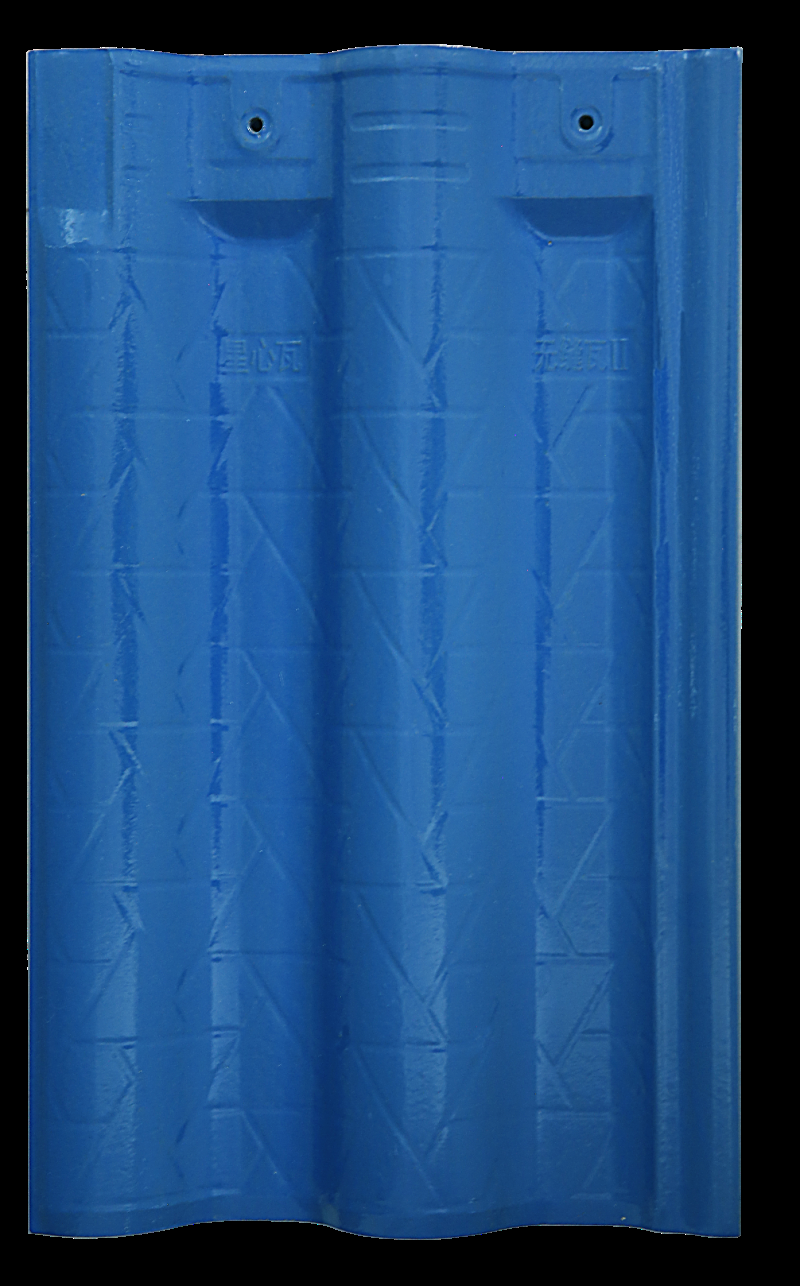 星心無(wú)縫瓦二代-孔雀藍(lán)